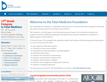 Tablet Screenshot of fetalmedicine.org