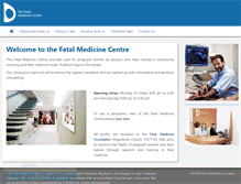 Tablet Screenshot of fetalmedicine.com